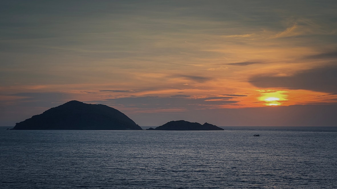 The last light of the day